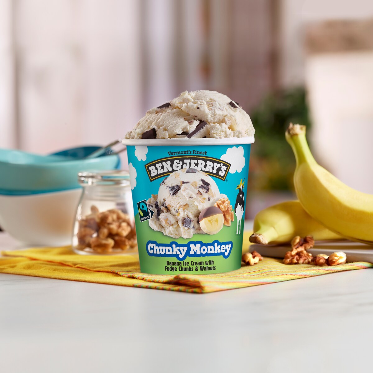 Chunky Monkey Ice Cream - Pint 4 / 5