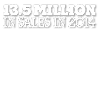 13.5 million in sales